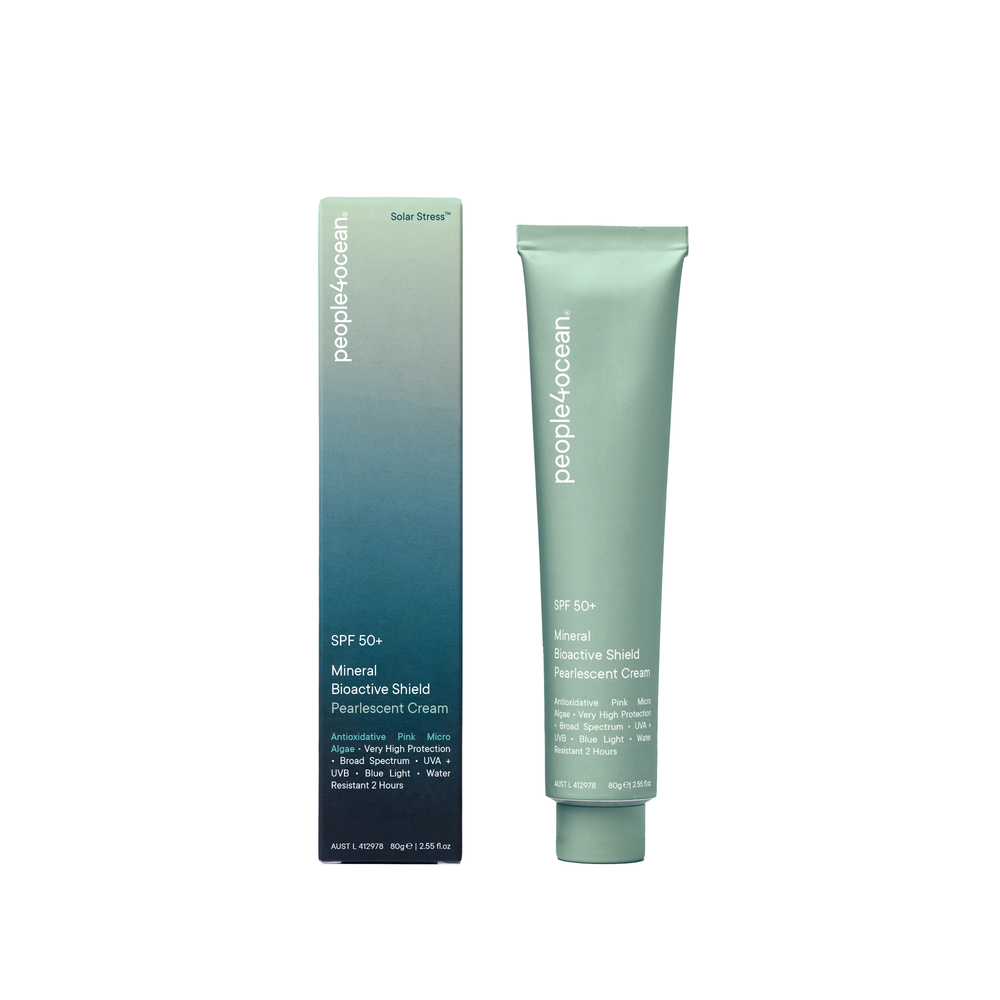SPF 50+ Mineral Bioactive Shield | Pearlescent Cream