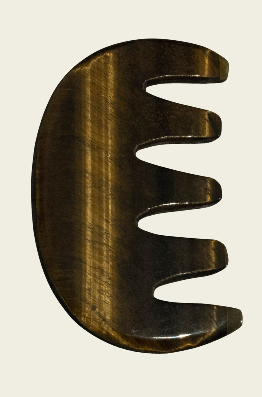 Scalp Comb PRO – Tiger’s Eye Stone